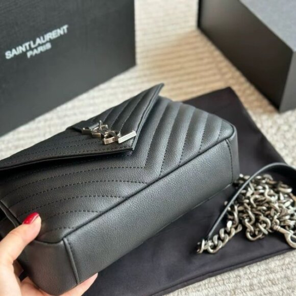 SAINT LAURENT YSL College hand-held crossbody shoulder bag - Picture 6 of 9